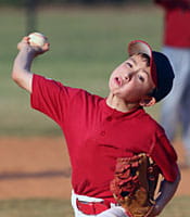 Pitching can contribute to little league shoulder.